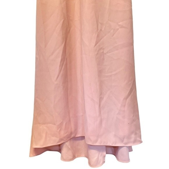 NWOT Eliza J | Blush Pink Bow Back Halter Gown Dress 4 - Picture 8 of 10